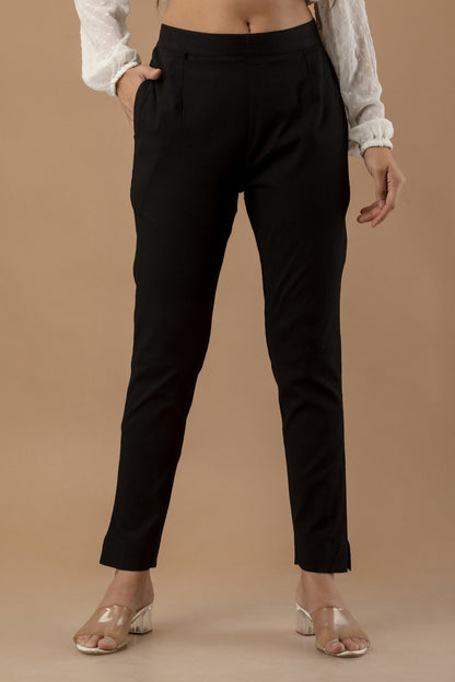 Stylish Black Lycra Pant