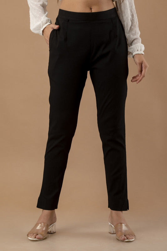 Stylish Black Lycra Pant