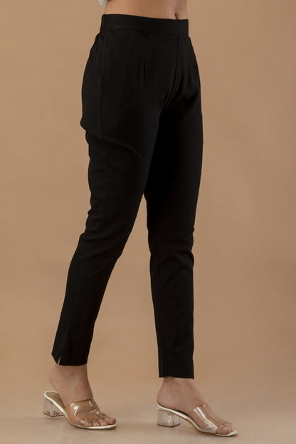Stylish Black Lycra Pant