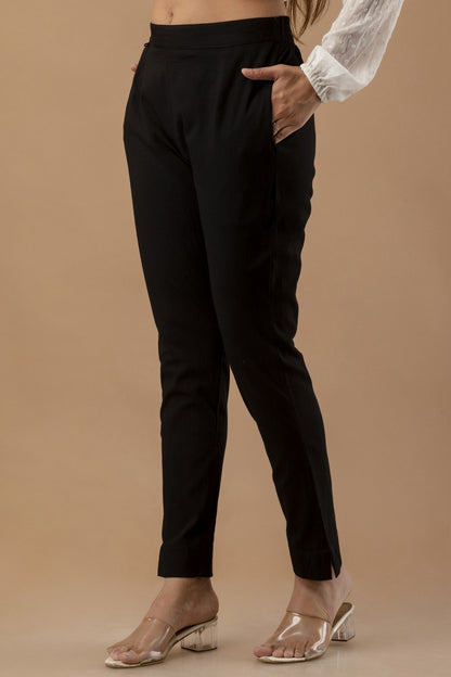 Stylish Black Lycra Pant
