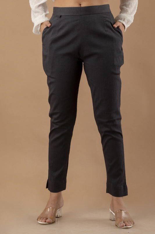 Stylish Gray Lycra Pant