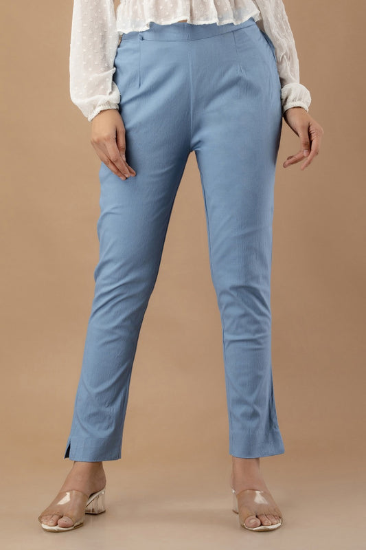 Light Blue Lycra Pant