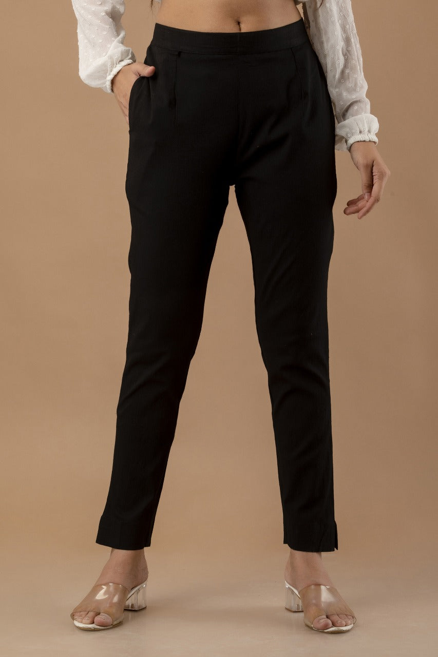 Stylish Black Lycra Pant